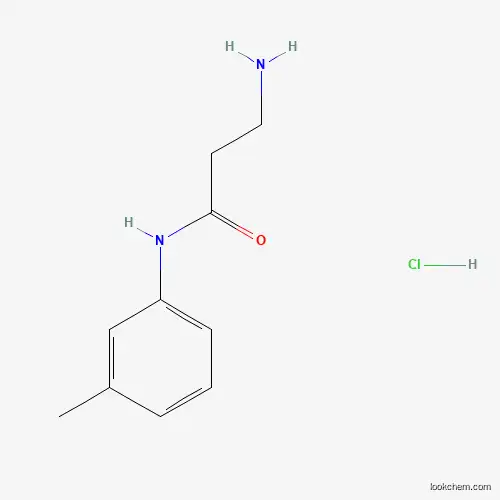 N~1~-(3-methylphenyl)-beta-alaninamide(SALTDATA: HCl)