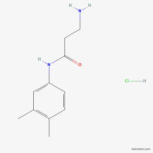 N~1~-(3,4-dimethylphenyl)-beta-alaninamide(SALTDATA: HCl)