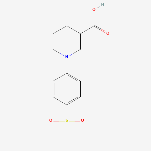 1-[4-(METHYLSULFONYL)PHENYL]PIPERIDINE-3-CARBOXYLIC ACID