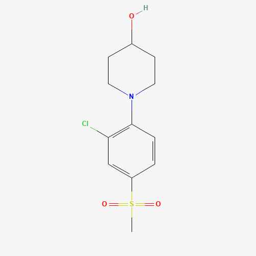 1-[2-CHLORO-4-(METHYLSULFONYL)PHENYL]-4-HYDROXYPIPERIDINE