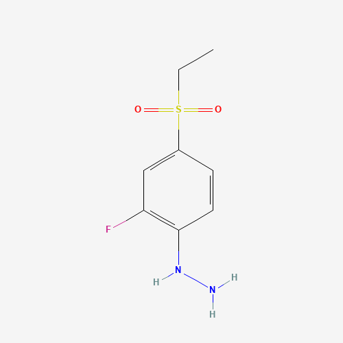 4-ETHYLSULFONYL-2-FLUOROPHENYLHYDRAZINE