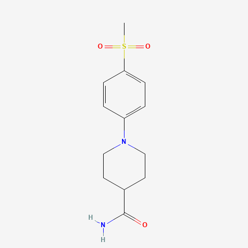 1-[4-(METHYLSULFONYL)PHENYL]PIPERIDINE-4-CARBOXAMIDE