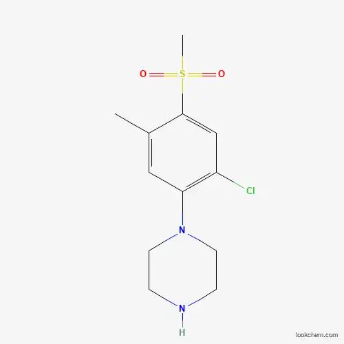 1-[2-Chloro-5-methyl-4-(methylsulfonyl)phenyl]-piperazine