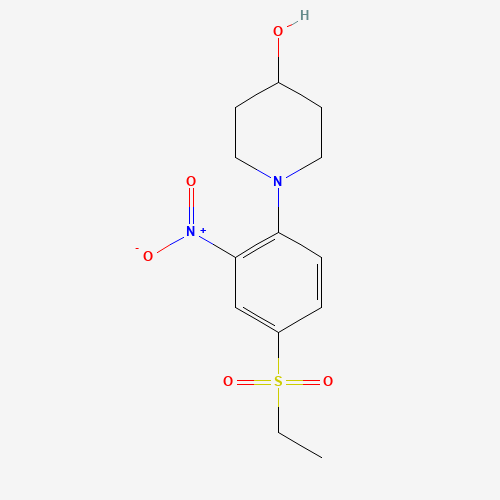 1-[4-(ETHYLSULFONYL)-2-NITROPHENYL]PIPERIDIN-4-OL