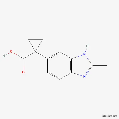 1-(2-methyl-1h-benzimidazol-6-yl)cyclopropanecarboxylic acid