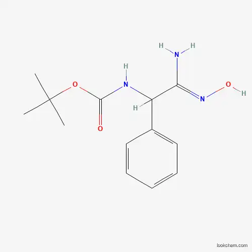 tert-butyl N-{[(Z)-N-hydroxycarbamimidoyl](phenyl)methyl}carbamate