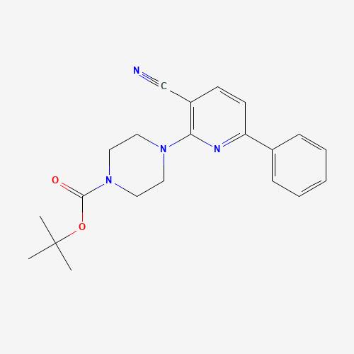 4-(3-CYANO-6-PHENYL-PYRIDIN-2-YL)-PIPERAZINE-1-CARBOXYLIC ACID TERT-BUTYL ESTER