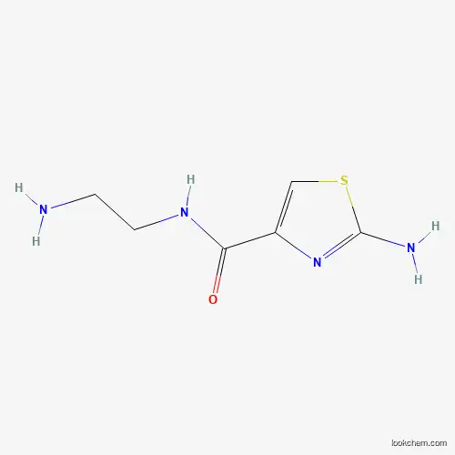 Molecular Structure of 948053-83-6 (2-Amino-N-(2-aminoethyl)thiazole-4-carboxamide)