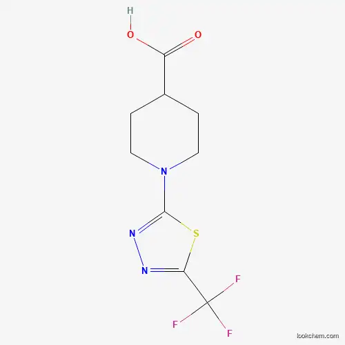 1-[5-(trifluoromethyl)-1,3,4-thiadiazol-2-yl]piperidine-4-carboxylic acid