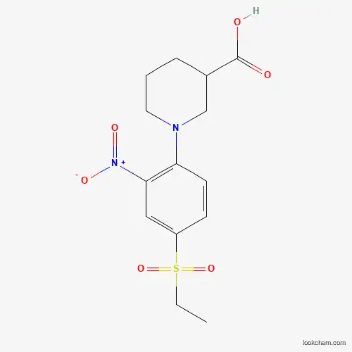 1-[4-(ETHYLSULFONYL)-2-NITROPHENYL]PIPERIDINE-3-CARBOXYLIC ACID