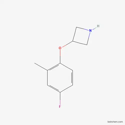 Molecular Structure of 954223-51-9 (3-(4-Fluoro-2-methyl-phenoxy)-azetidine)