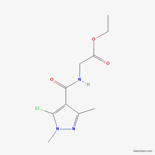 [(5-CHLORO-1,3-DIMETHYL-1H-PYRAZOLE-4-CARBONYL)-AMINO]-ACETIC ACID ETHYL ESTER