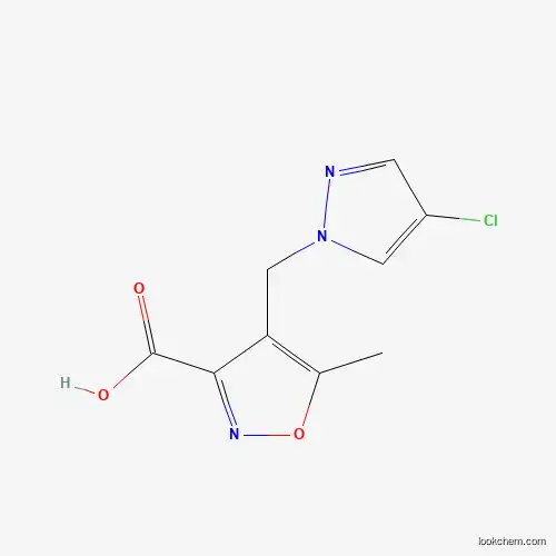 4-[(4-Chloro-1h-pyrazol-1-yl)methyl]-5-methylisoxazole-3-carboxylic acid