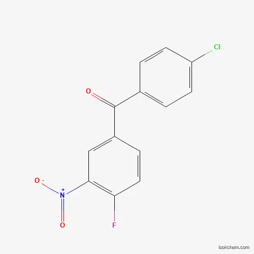 Molecular Structure of 956474-49-0 (4'-Chloro-4-fluoro-3-nitrobenzophenone)