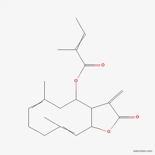 Molecular Structure of 96850-21-4 (8beta-Tigloyloxycostunolide)
