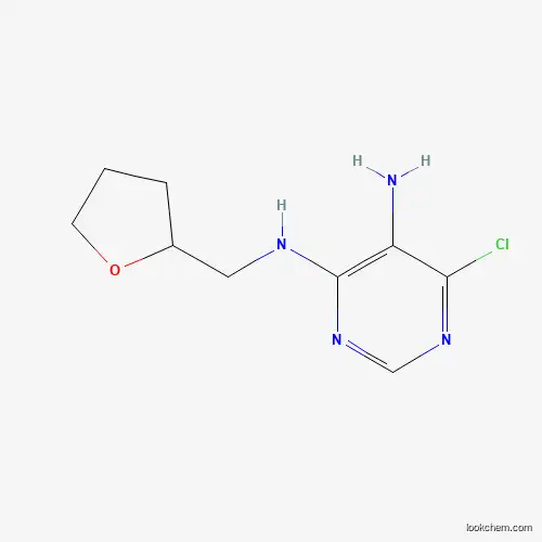 6-chloro-4-N-(oxolan-2-ylmethyl)pyrimidine-4,5-diamine