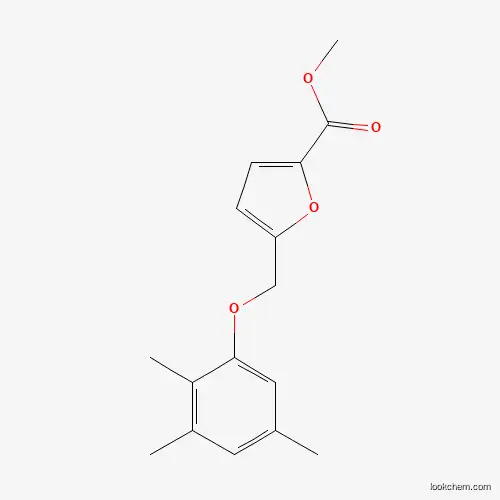 Molecular Structure of 832741-09-0 (Methyl 5-[(2,3,5-trimethylphenoxy)methyl]furan-2-carboxylate)