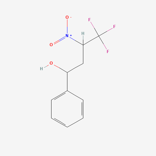 Molecular Structure of 1035807-13-6 (alpha-(3,3,3-Trifluoro-2-nitropropyl)benzenemethanol)