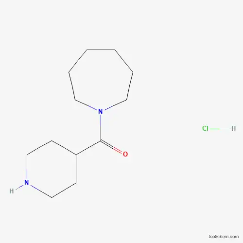 Molecular Structure of 1049723-07-0 (1-(Piperidine-4-carbonyl)azepane hydrochloride)
