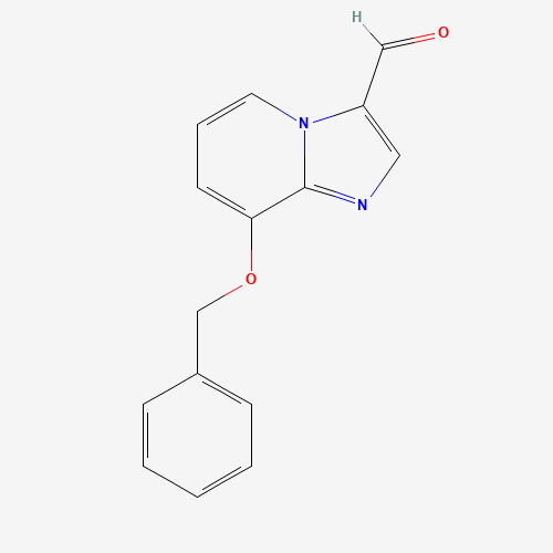 Molecular Structure of 109388-60-5 (3-Formyl-8-(phenylmethoxy)imidazo[1,2-a]pyridine)