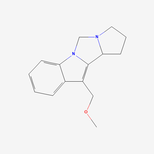 Molecular Structure of 112565-43-2 (1,2,3,11b-Tetrahydro-11-(methoxymethyl)-5H-pyrrolo[1',2':3,4]imidazo[1,5-a]indole)