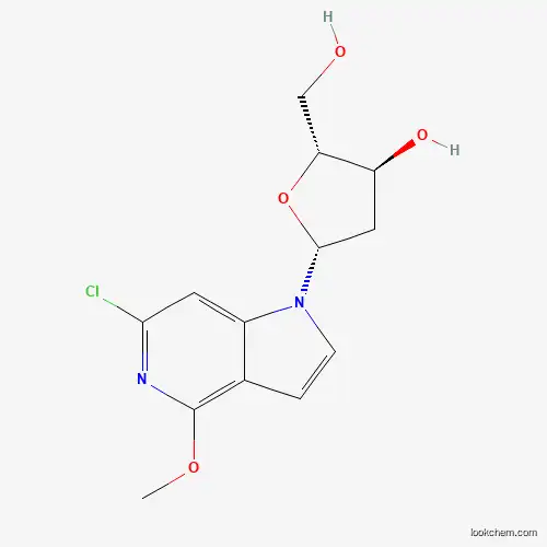 1H-Pyrrolo[3,2-c]pyridine, 6-chloro-1-(2-deoxy-b-D-erythro-pentofuranosyl)-4-methoxy-