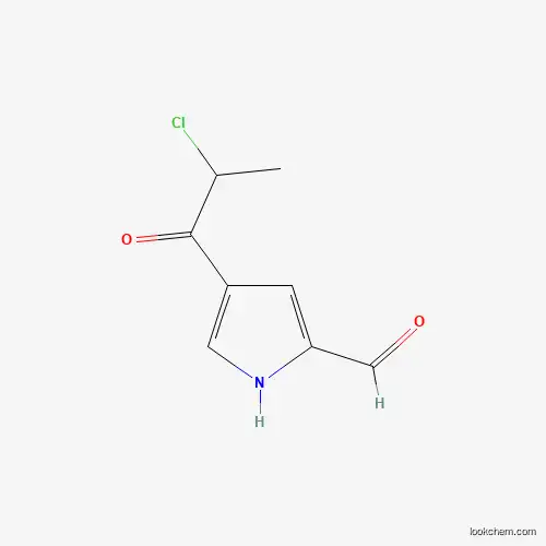 1H-Pyrrole-2-carboxaldehyde, 4-(2-chloro-1-oxopropyl)-