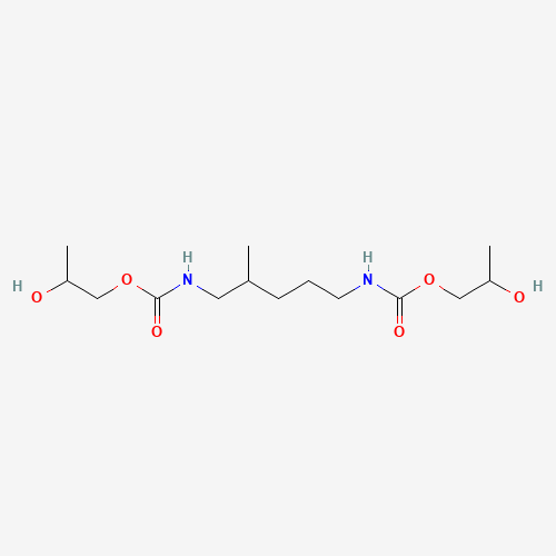 Molecular Structure of 119520-86-4 (N,N'-(2-methyl-1,5-pentanediyl)bis-carbamic acid ester with 1,2-propanediol (1:2))