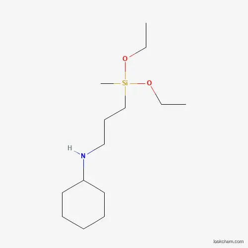 Molecular Structure of 120218-27-1 (N-[3-(Diethoxymethylsilyl)propyl]cyclohexanamine)