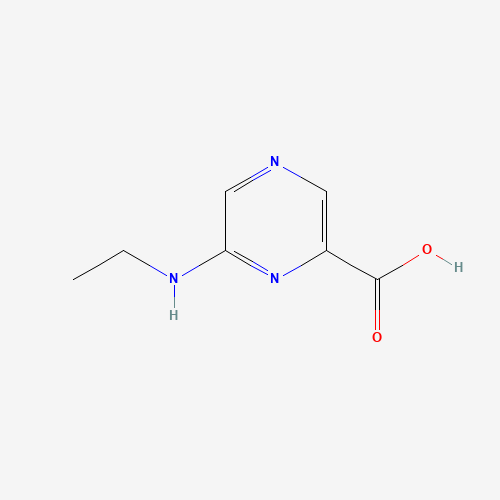 Molecular Structure of 124367-58-4 (6-(Ethylamino)pyrazine-2-carboxylic acid)