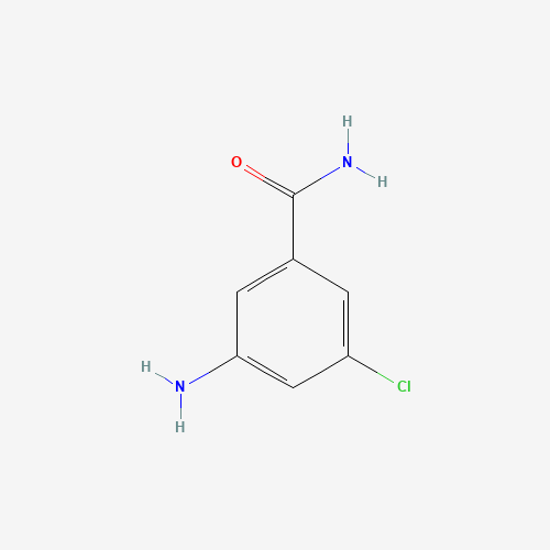 Molecular Structure of 1261497-69-1 (3-Amino-5-chlorobenzamide)