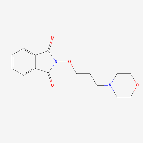 Molecular Structure of 132710-81-7 (N-(3-Morpholinopropoxy)phthalimide)