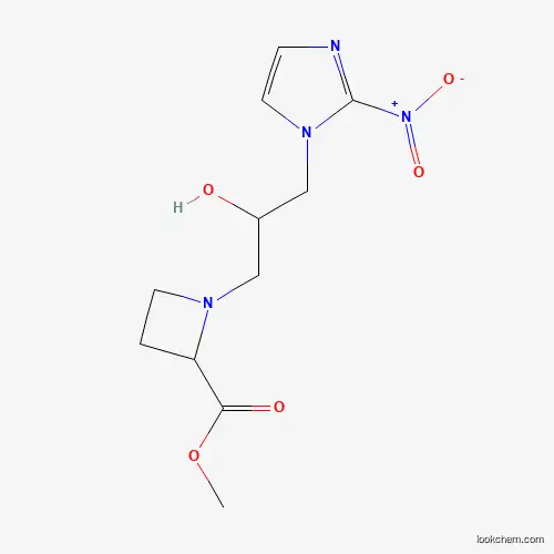 Molecular Structure of 134419-52-6 (Methyl 1-[2-hydroxy-3-(2-nitroimidazol-1-yl)propyl]azetidine-2-carboxylate)