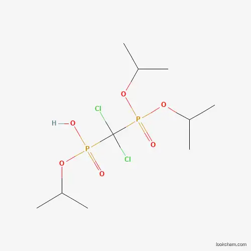 Molecular Structure of 134757-53-2 (Phosphonic acid, [[bis(1-methylethoxy)phosphinyl]dichloromethyl]-, mono(1-methylethyl) ester)