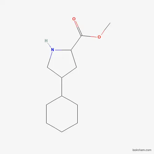 Molecular Structure of 1355004-59-9 (Methyl 4-cyclohexylpyrrolidine-2-carboxylate)