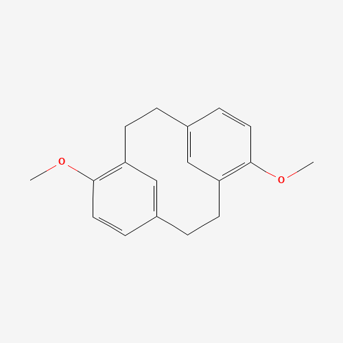 Molecular Structure of 16621-01-5 (5,12-Dimethoxytricyclo[9.3.1.14,8]hexadeca-1(15),4,6,8(16),11,13-hexaene)