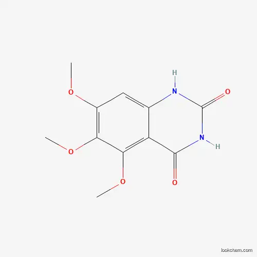 Molecular Structure of 1752-01-8 (5,6,7-Trimethoxyquinazoline-2,4(1H,3H)-dione)