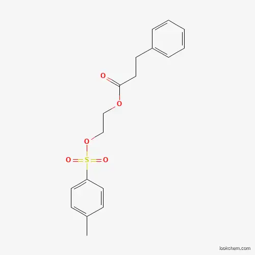 Molecular Structure of 206257-44-5 (2-[[(4-Methylphenyl)sulfonyl]oxy]ethyl benzenepropanoate)