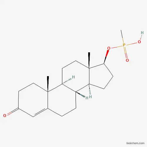 Molecular Structure of 2358-58-9 (Androst-4-en-3-one, 17-[(hydroxymethylphosphinyl)oxy]-, (17beta)-)