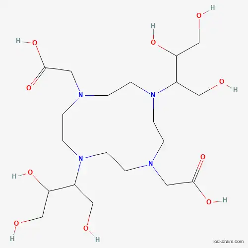 1,4,7,10-Tetraazacyclododecane-1,7-diacetic acid, 4,10-bis[2,3-dihydroxy-1-(hydroxymethyl)propyl]-