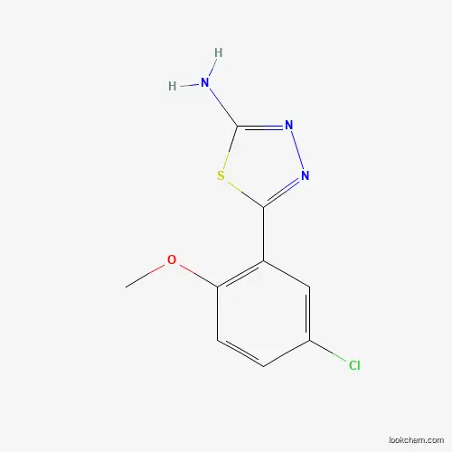 5-(5-Chloro-2-methoxyphenyl)-1,3,4-thiadiazol-2-ylamine