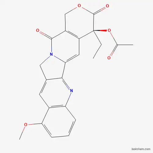 Molecular Structure of 39026-93-2 ([(19S)-19-ethyl-8-methoxy-14,18-dioxo-17-oxa-3,13-diazapentacyclo[11.8.0.02,11.04,9.015,20]henicosa-1(21),2,4(9),5,7,10,15(20)-heptaen-19-yl] acetate)
