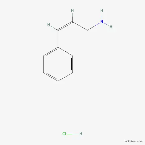 Molecular Structure of 4335-62-0 (Cinnamylamine hydrochloride, (Z)-)