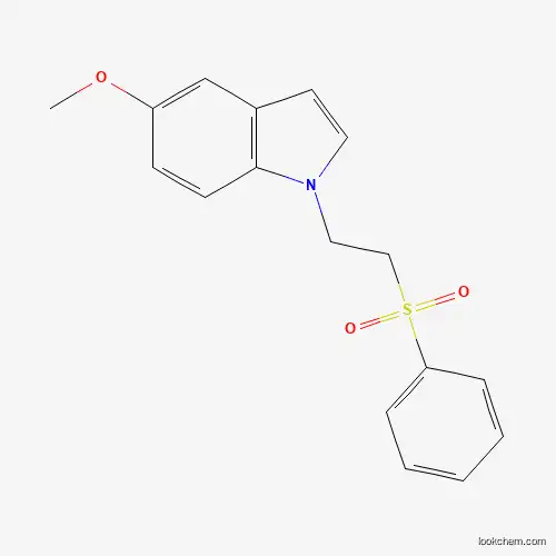 Molecular Structure of 480996-95-0 (5-Methoxy-1-[2-(phenylsulfonyl)ethyl]-1H-indole)