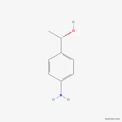 Molecular Structure of 500229-84-5 ((1S)-1-(4-aminophenyl)ethan-1-ol)