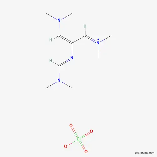 [(E)-3-(dimethylamino)-2-(dimethylaminomethylideneamino)prop-2-enylidene]-dimethylazanium;perchlorate