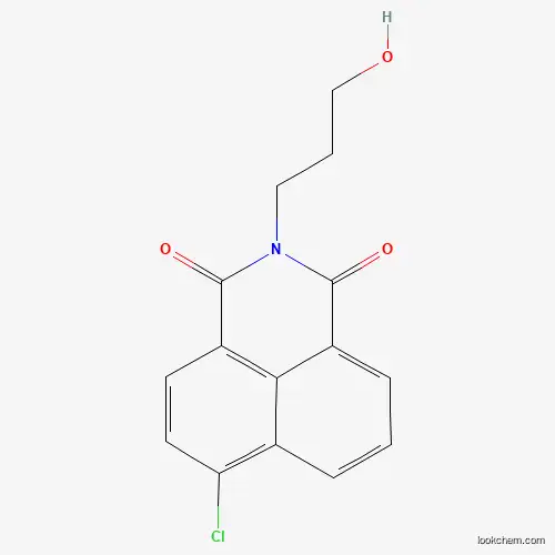 Molecular Structure of 52821-21-3 (6-Chloro-2-(3-hydroxypropyl)-1H-benz[de]isoquinoline-1,3(2H)-dione)