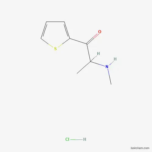 2-(methylamino)-1-thiophen-2-ylpropan-1-one;hydrochloride
