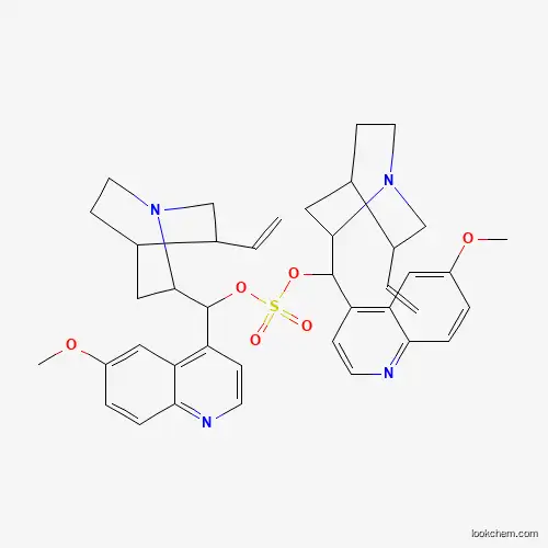 Molecular Structure of 6030-75-7 (Epiquinidine, hydrogen sulfate (ester), ester with epiquinine)