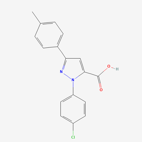 1-(4-CHLOROPHENYL)-3-P-TOLYL-1H-PYRAZOLE-5-CARBOXYLIC ACID